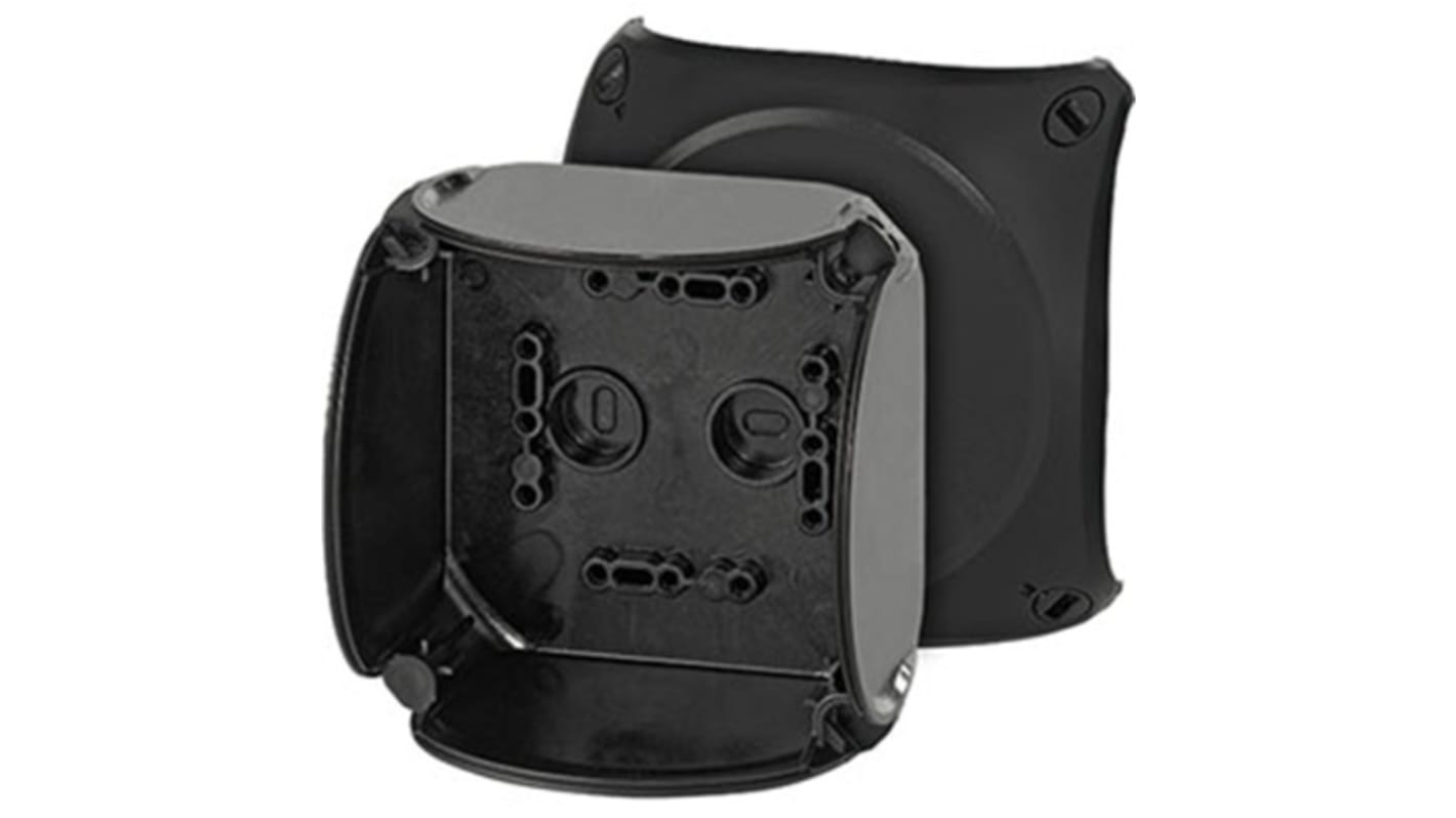 Caja de conexiones HENSEL KF 0400 C, Policarbonato, Negro, 70mm, 104mm, 104mm, 70 x 104 x104mm, IP66, IP67, IP69