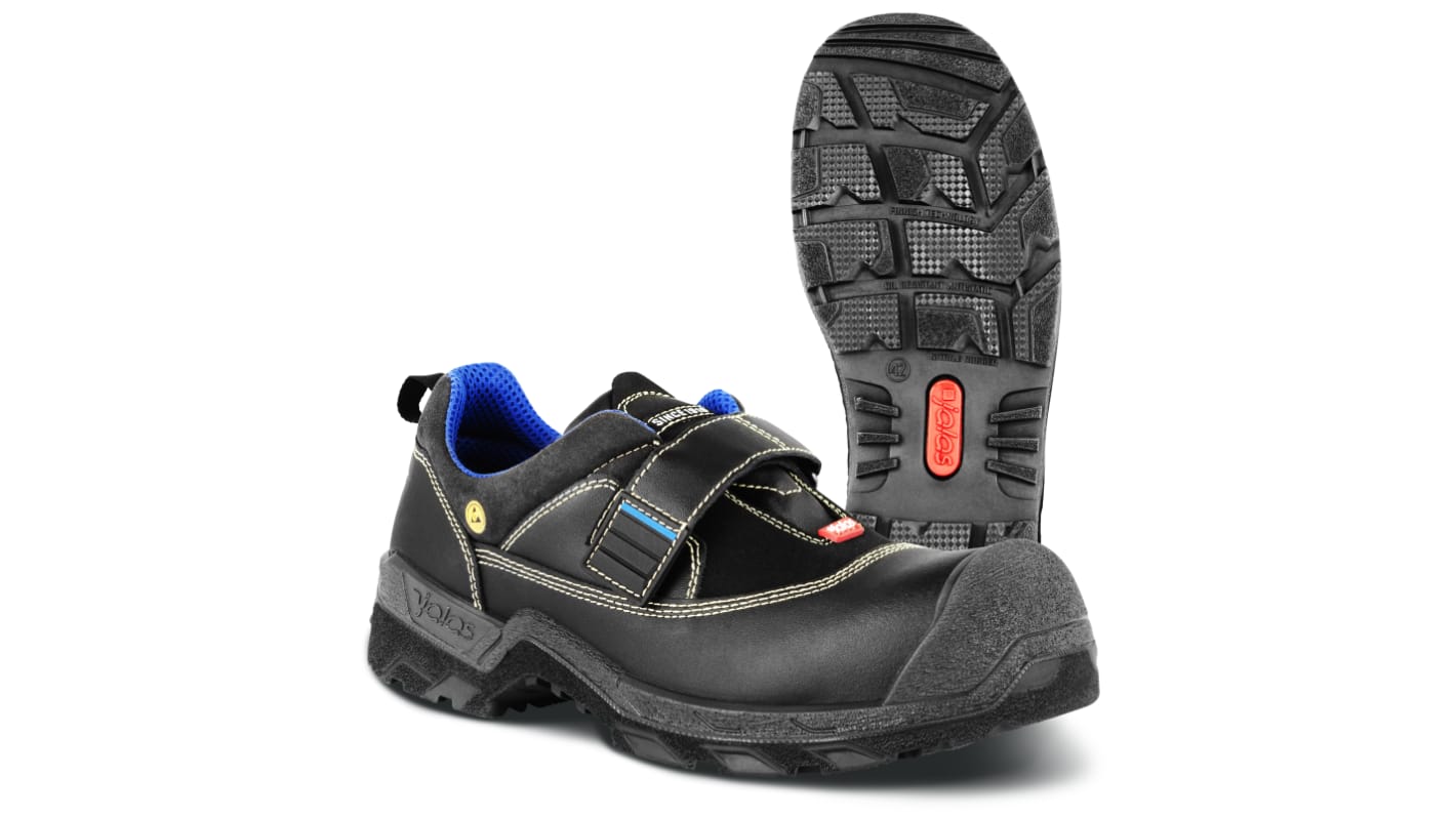 Jalas 1258 Unisex Black, Blue Composite Toe Capped Safety Shoes, UK 6.5, EU 40