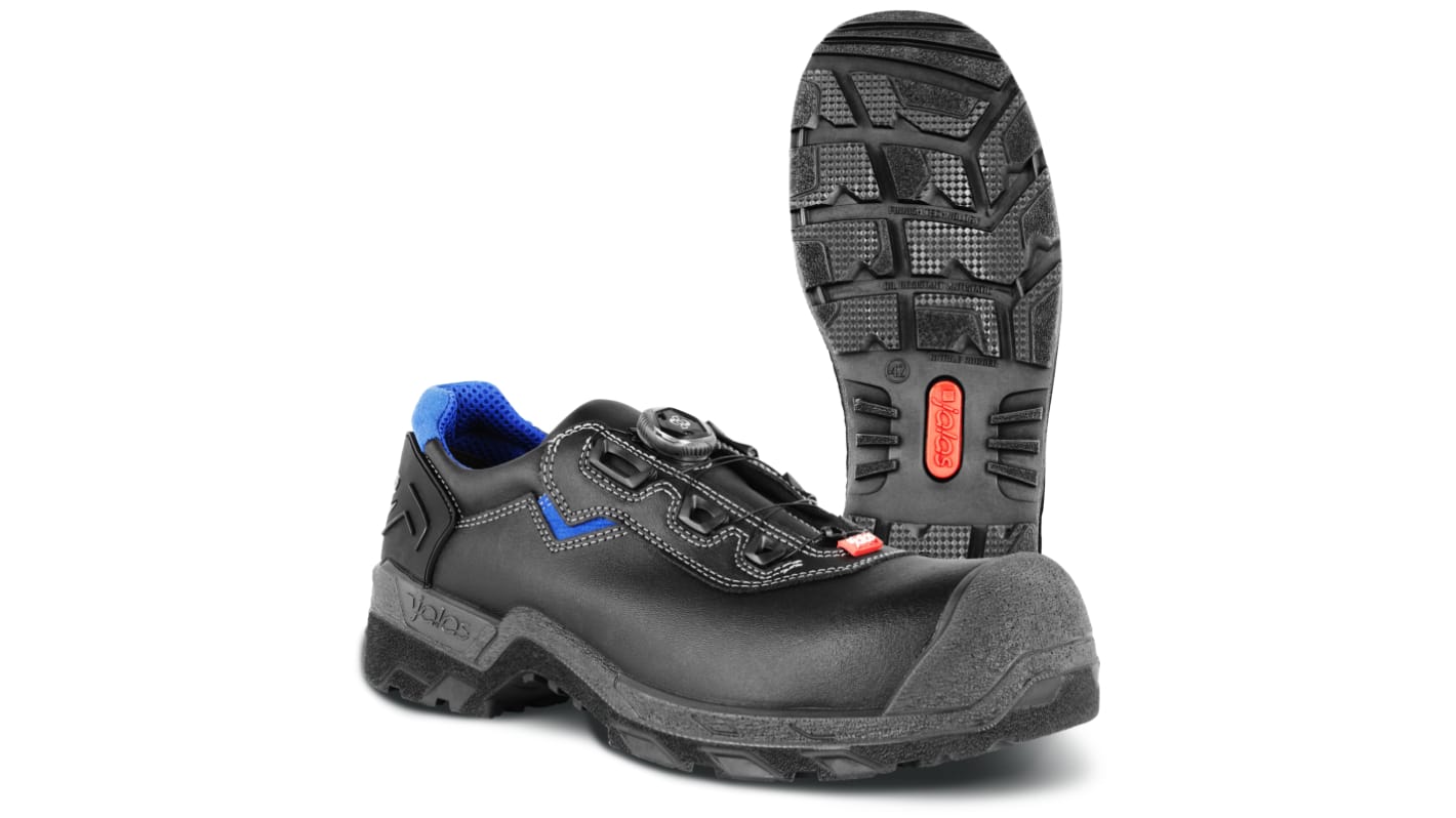 Jalas 1268 Unisex Black, Blue Composite Toe Capped Safety Shoes, UK 3, EU 36