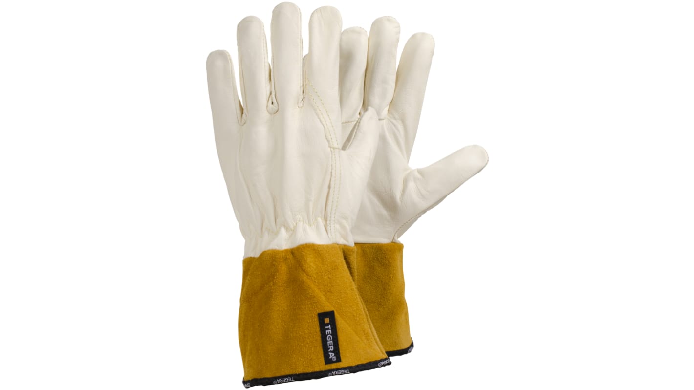 Tegera TEGERA Leather Heat Resistant Gloves, Size 8