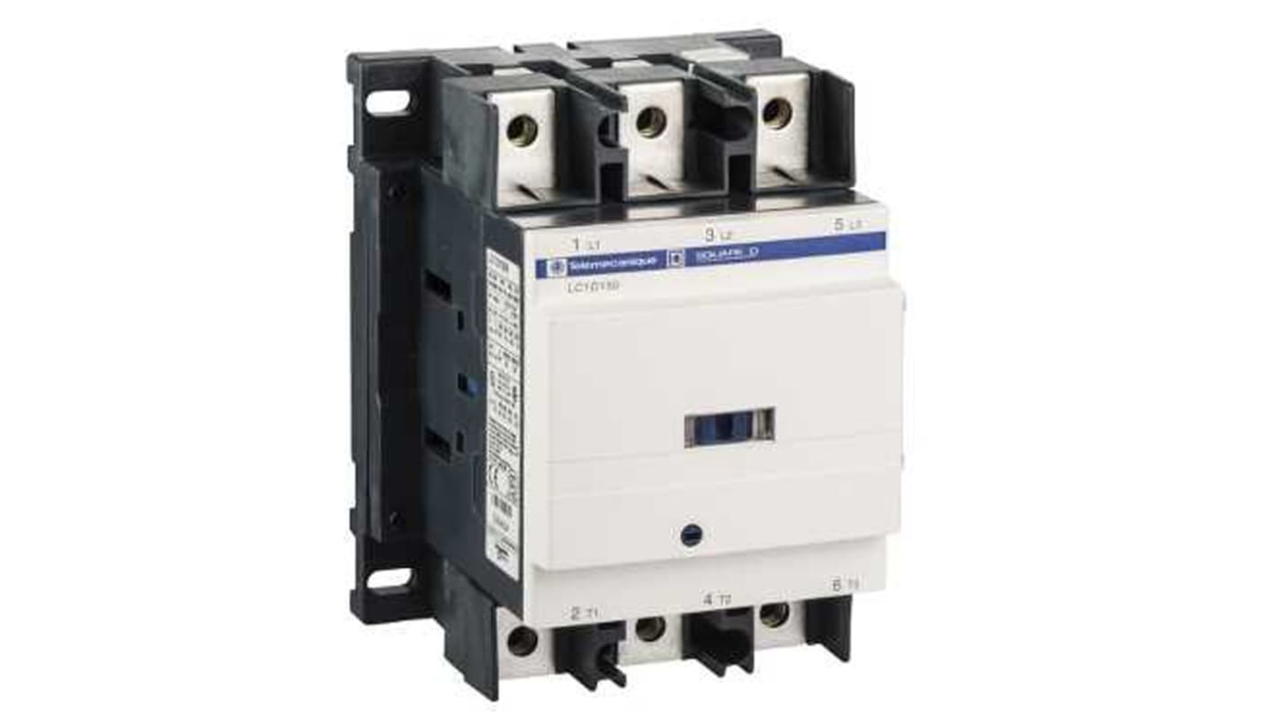 Schneider Electric 接触器, 40 kW, 线圈380 V 交流, 触点200 A, 690 V 交流, 3PP, 3 常开, LC1D系列