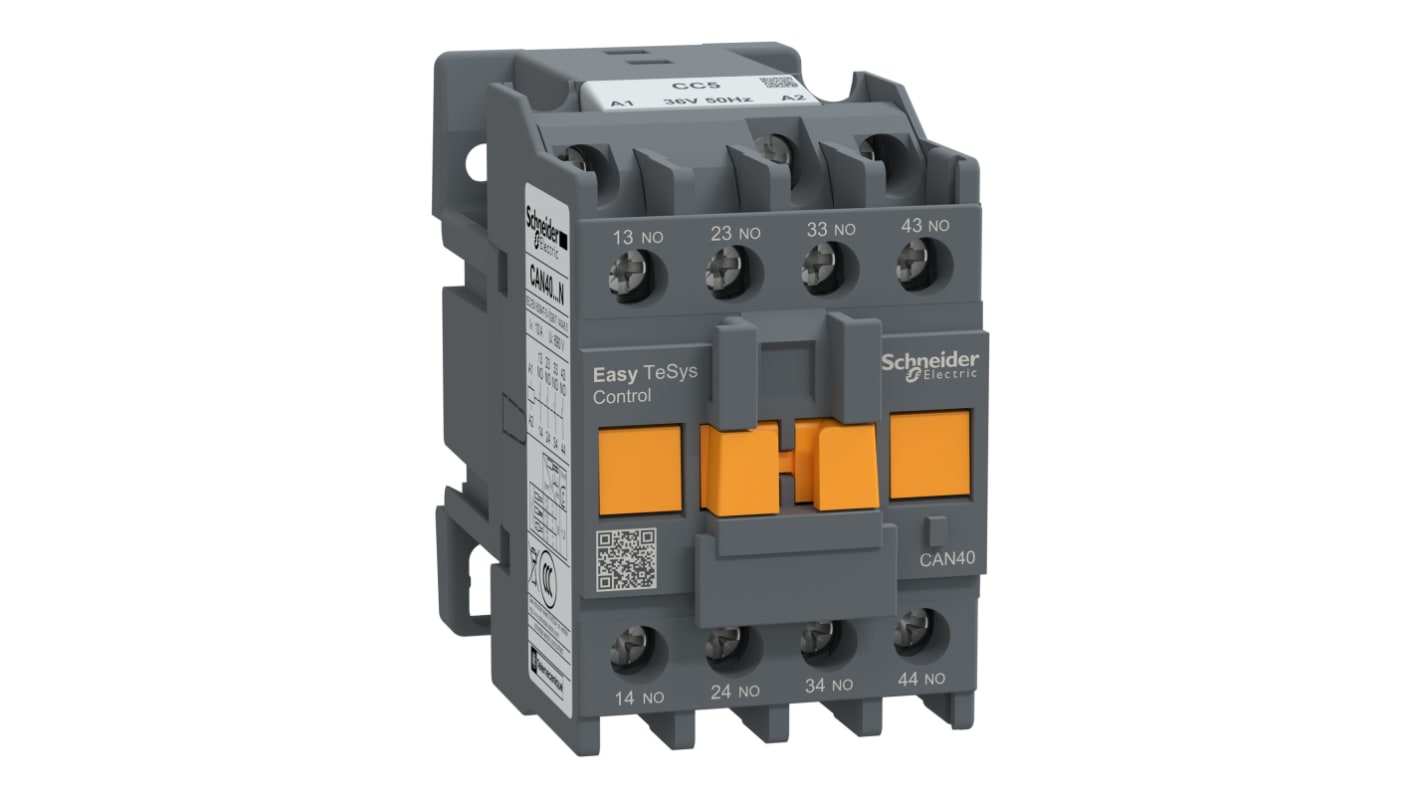 Schneider Electric 控制继电器, 4 常开