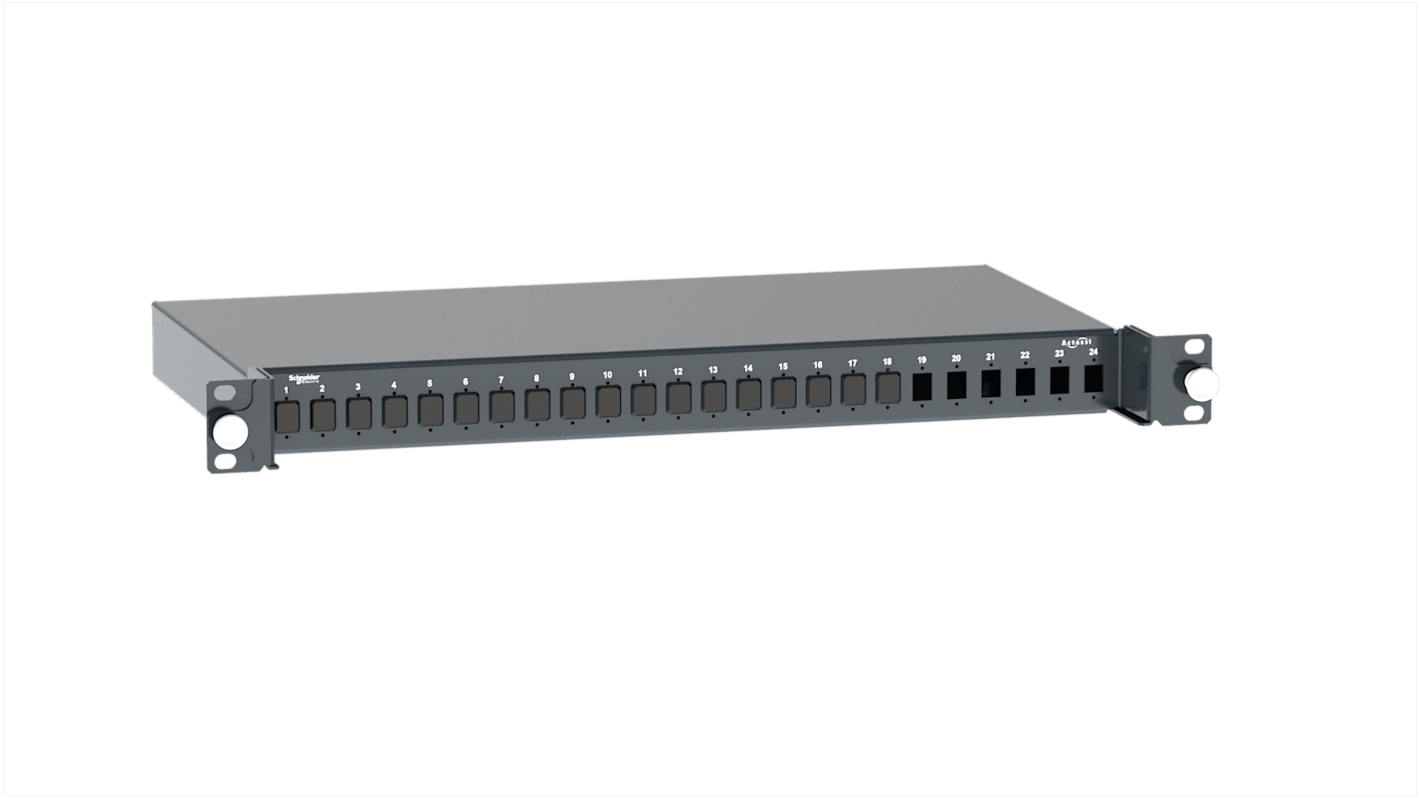 Schneider Electric Dark Grey Fiber Rack Shelf, 1U, 480 x 260 x 43mm