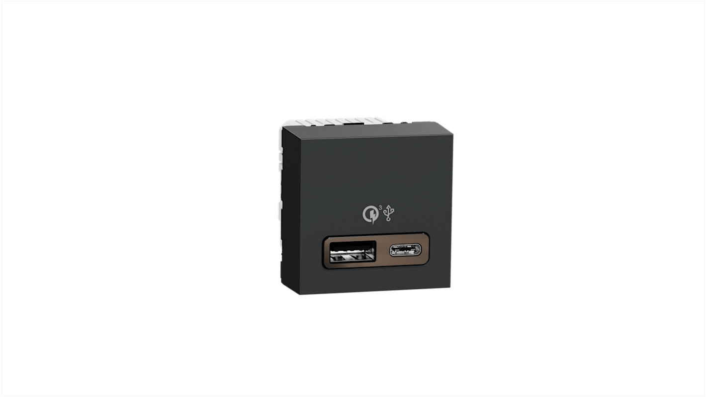Gniazdo USB USB A, USB C Montaż wpuszczany Schneider Electric 3.4A
