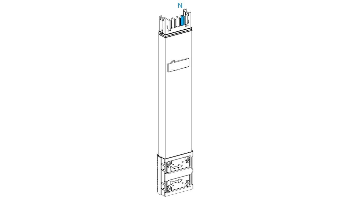 Schneider Electric Vertical Distribution Length, 800mm, 400A, Canalis Series