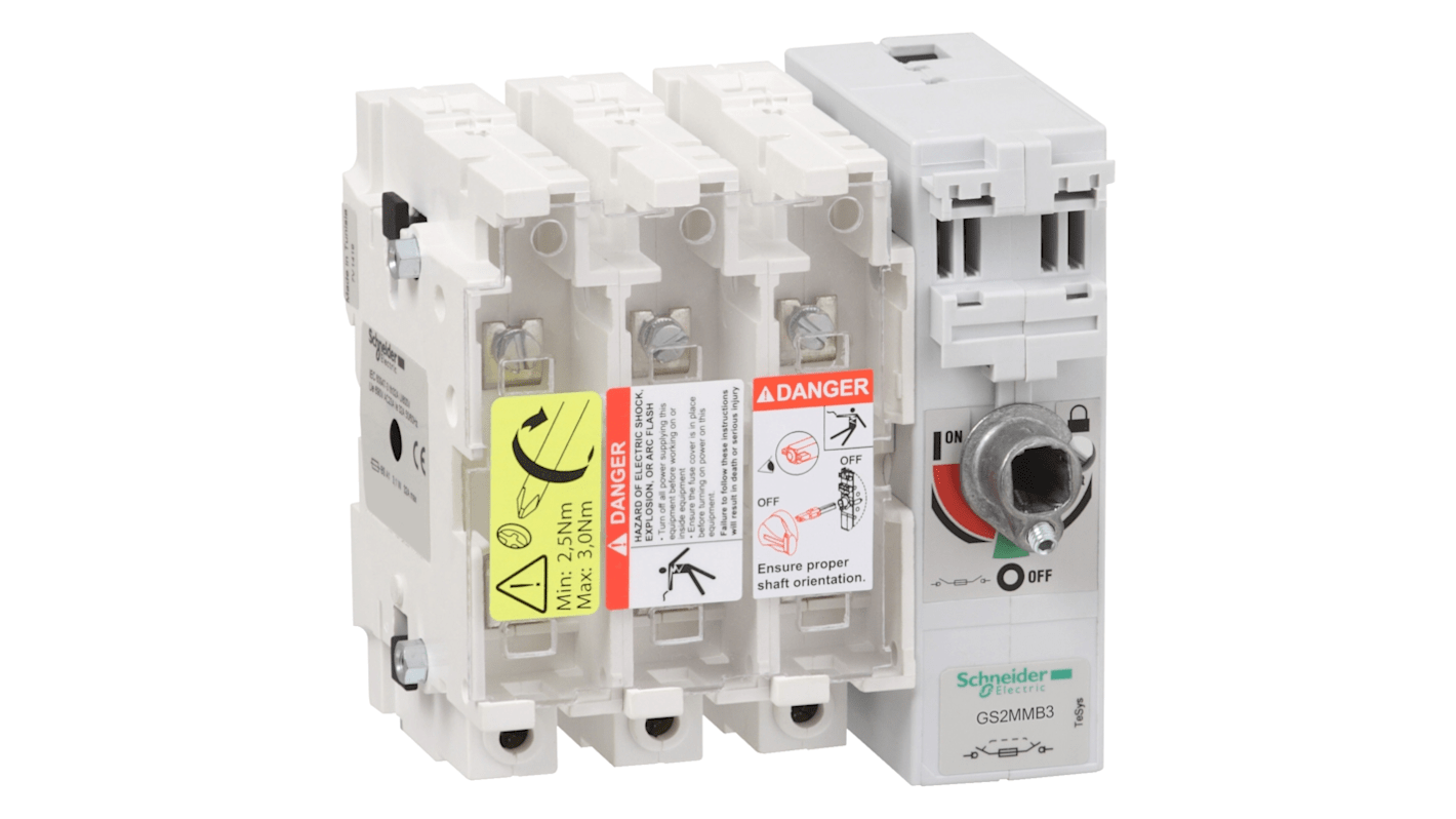 Schneider Electric Fuse Switch Disconnector, 3 Pole, 200A Max Current