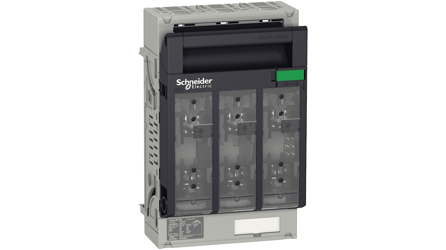 Schneider Electric Fuse Switch Disconnector, 3 Pole, 250A Max Current