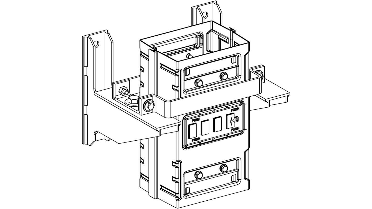 KSB630ZV1 | Schneider Electric Support Foot, 630A, Canalis KS Series | RS