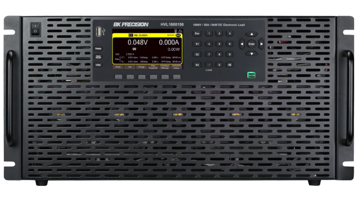 BK Precision 直流电子负载 ,恒定6 kW,恒定1000 V,恒定50 A, HVL系列
