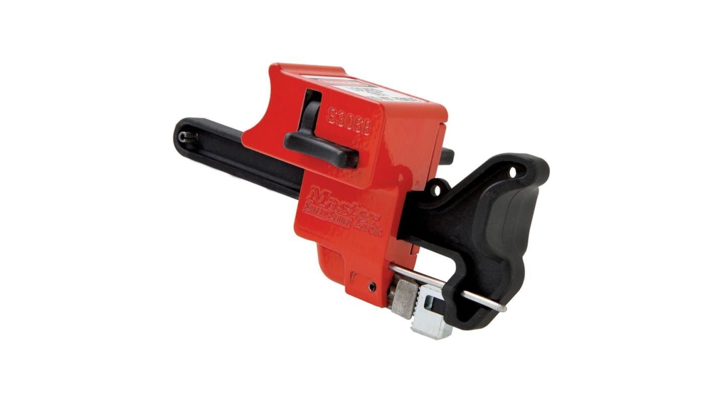 Master Lock Red Durable Aluminium and Steel Ball Valve Lockout