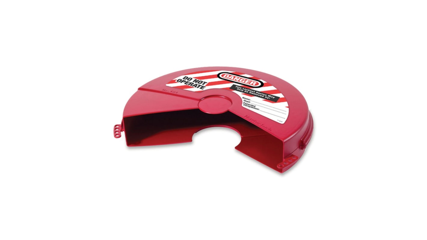 Master Lock Red Zenex Thermoplastic Gate Valve Lockout