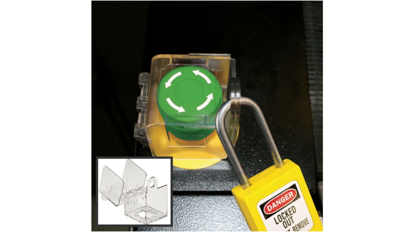 Master Lock Push Button and Rotary Switch Cover, For Use With Push Button and Rotary Switches