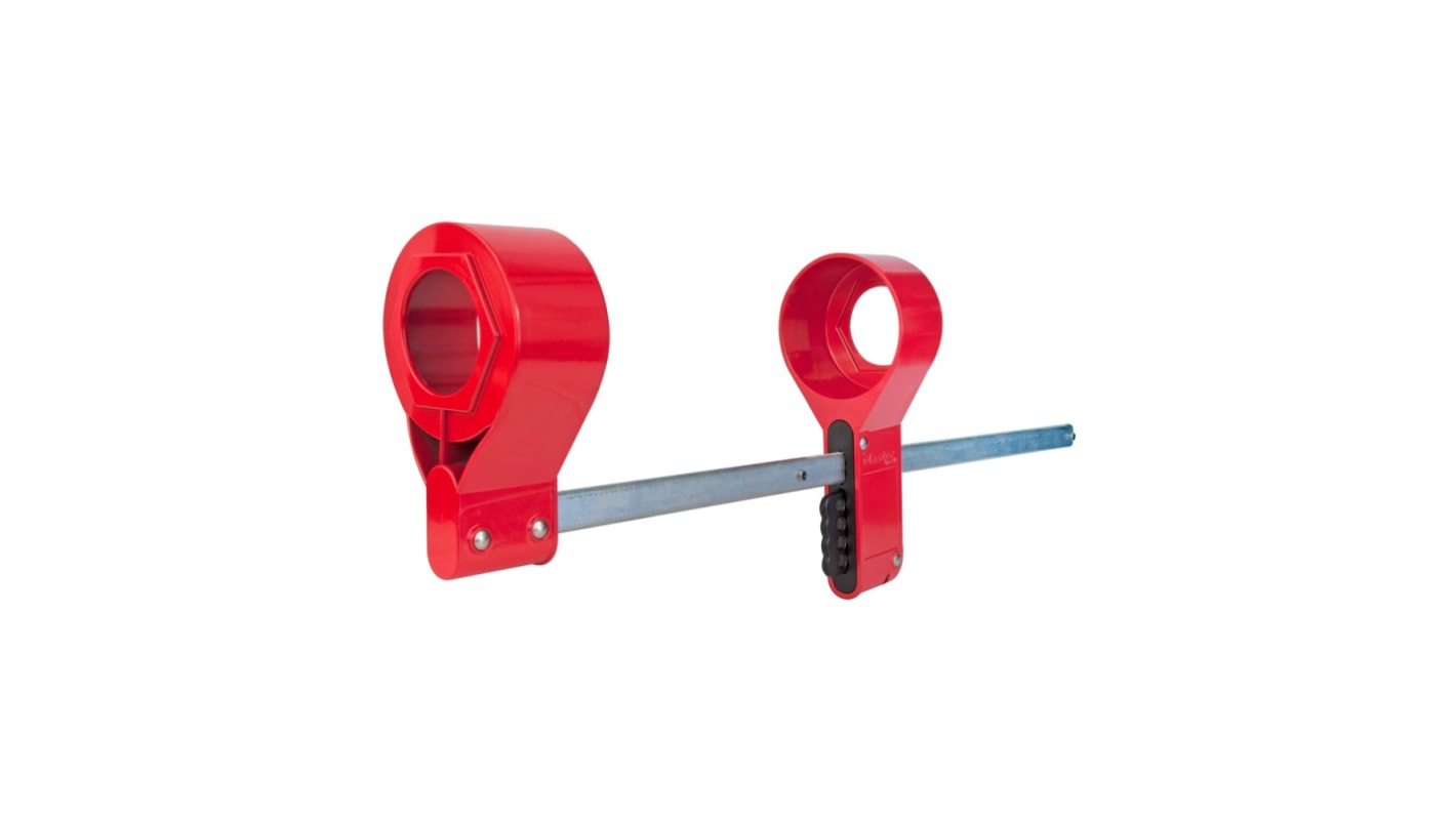 Master Lock Red Durable Aluminium and Hardened Steel, 7mm Shackle