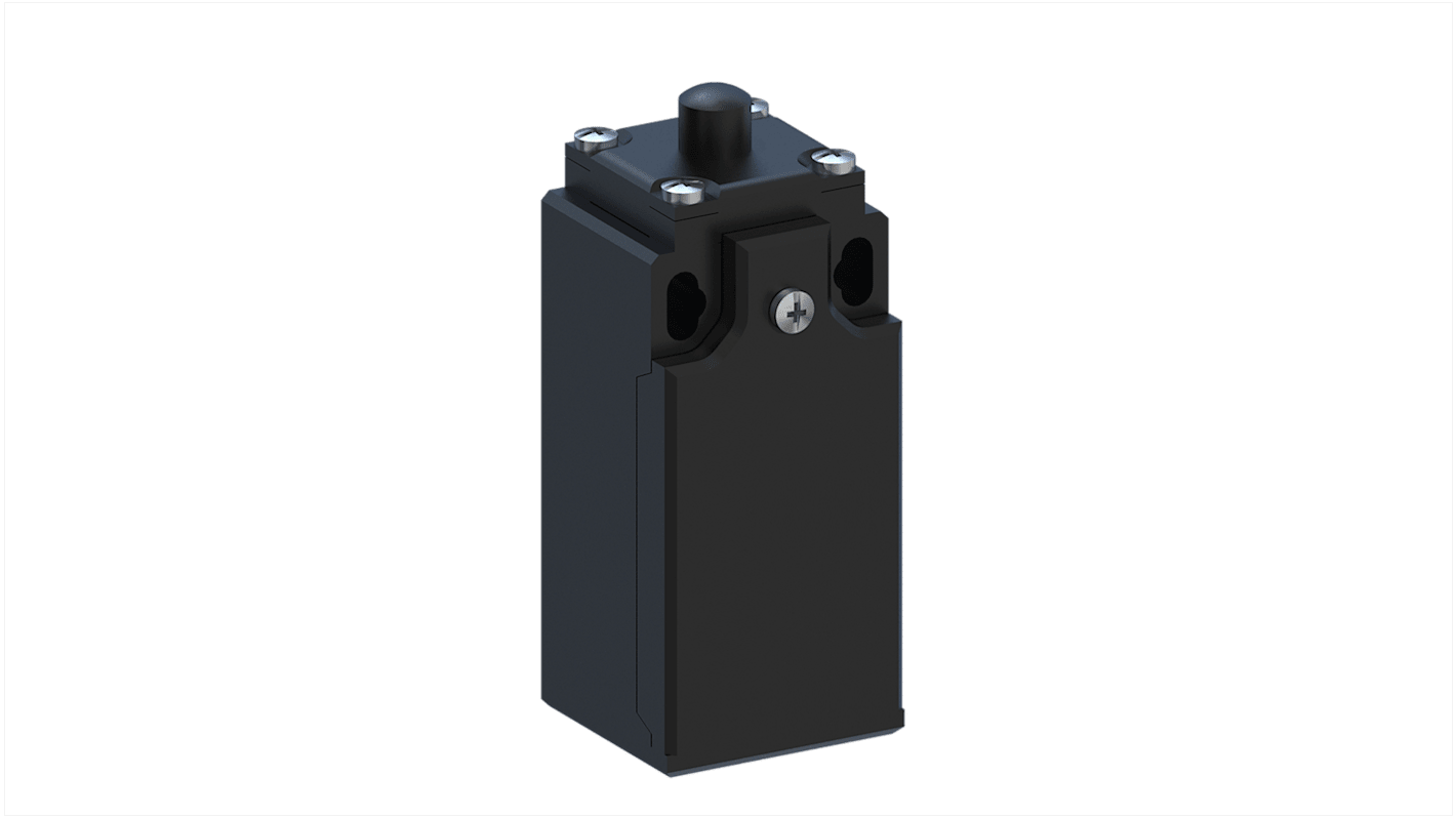 RS PRO Plunger Limit Switch, 1NO/1NC, IP65, Thermoplastic Housing, 400V ac Max, 10A Max