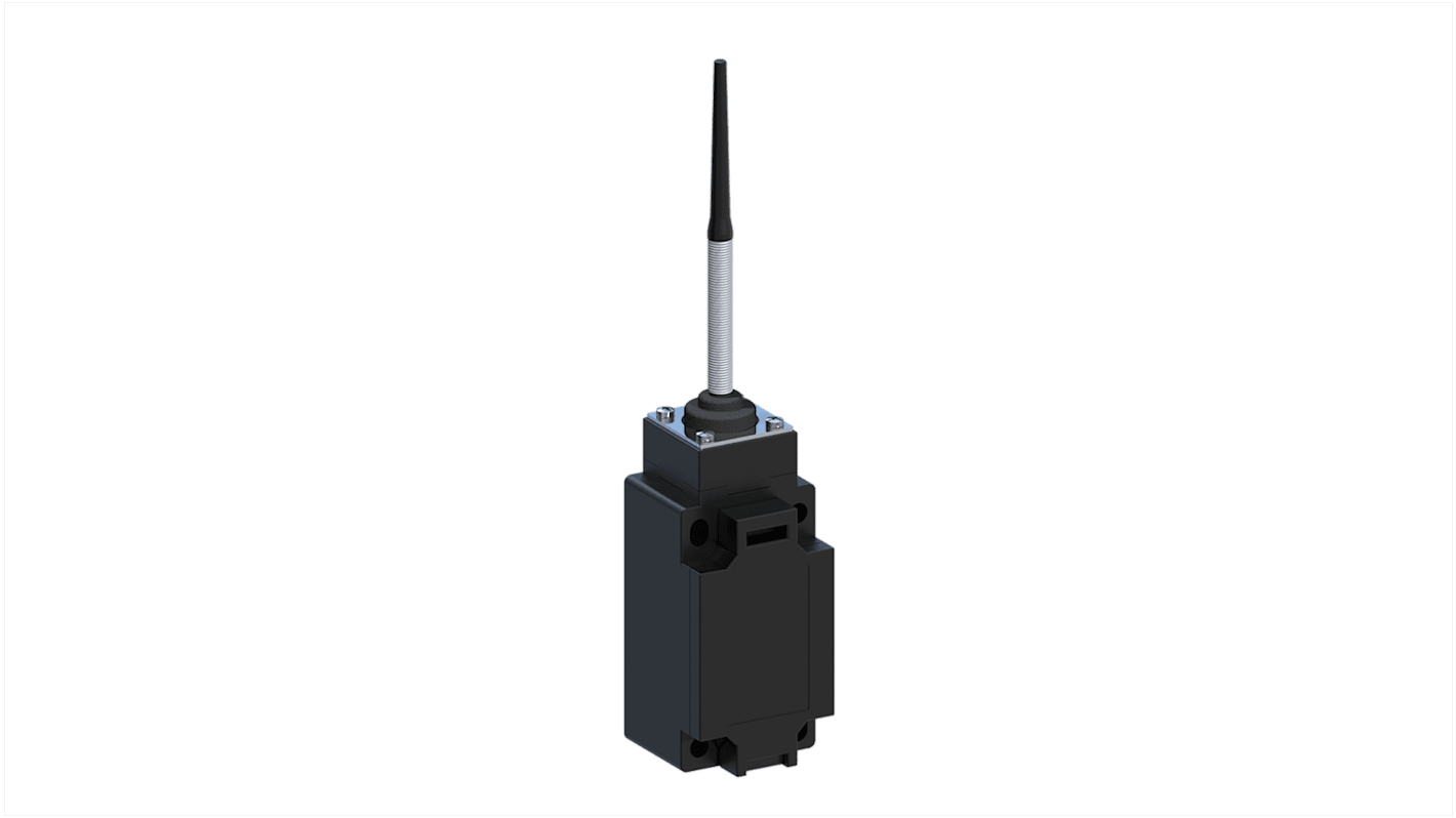 RS PRO Spring Lever Limit Switch, 1NO/1NC, IP65, Thermoplastic Housing, 400V ac Max, 10A Max