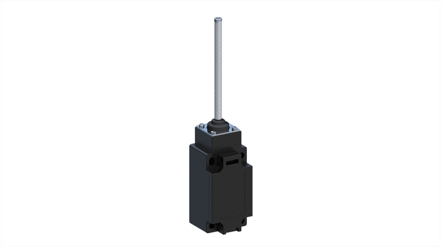 RS PRO Spring Lever Limit Switch, 1NO/1NC, IP65, Thermoplastic Housing, 400V ac Max, 10A Max
