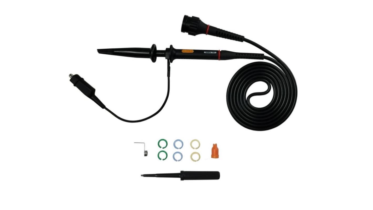 RS PRO 电压示波器探头, BNC接口, 最大共模输入200 V, 600 V, 6 MHz, 100 MHz