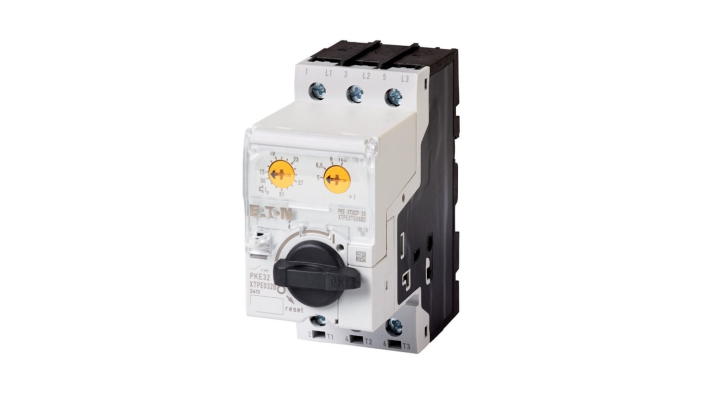 Eaton PKE32 Electronic Circuit Breaker 36A PKE, 3 channels , Fixed