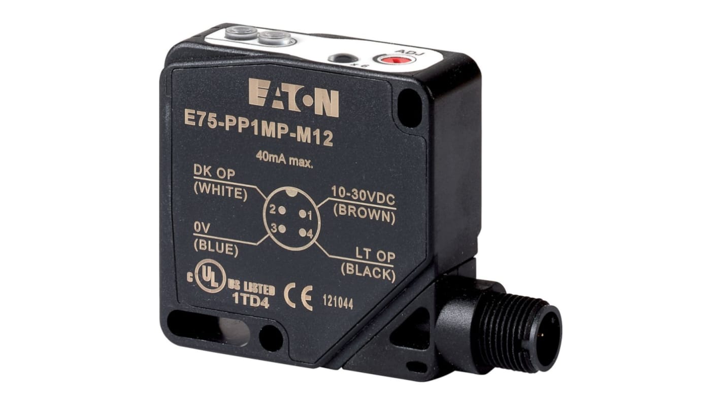Rs-Online Sensore fotoelettrico Eaton rilevamento 30 → 250 mm uscita PNP