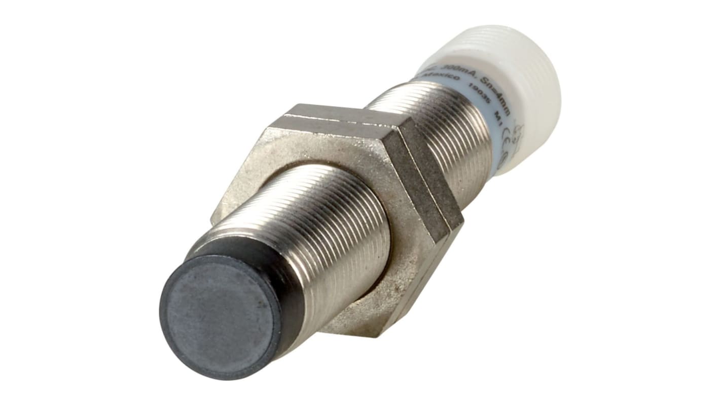 Rs-Online Sensore di prossimità Cilindro filettato Eaton M12 rilevamento 1 → 8 mm 15 → 30 V c.c