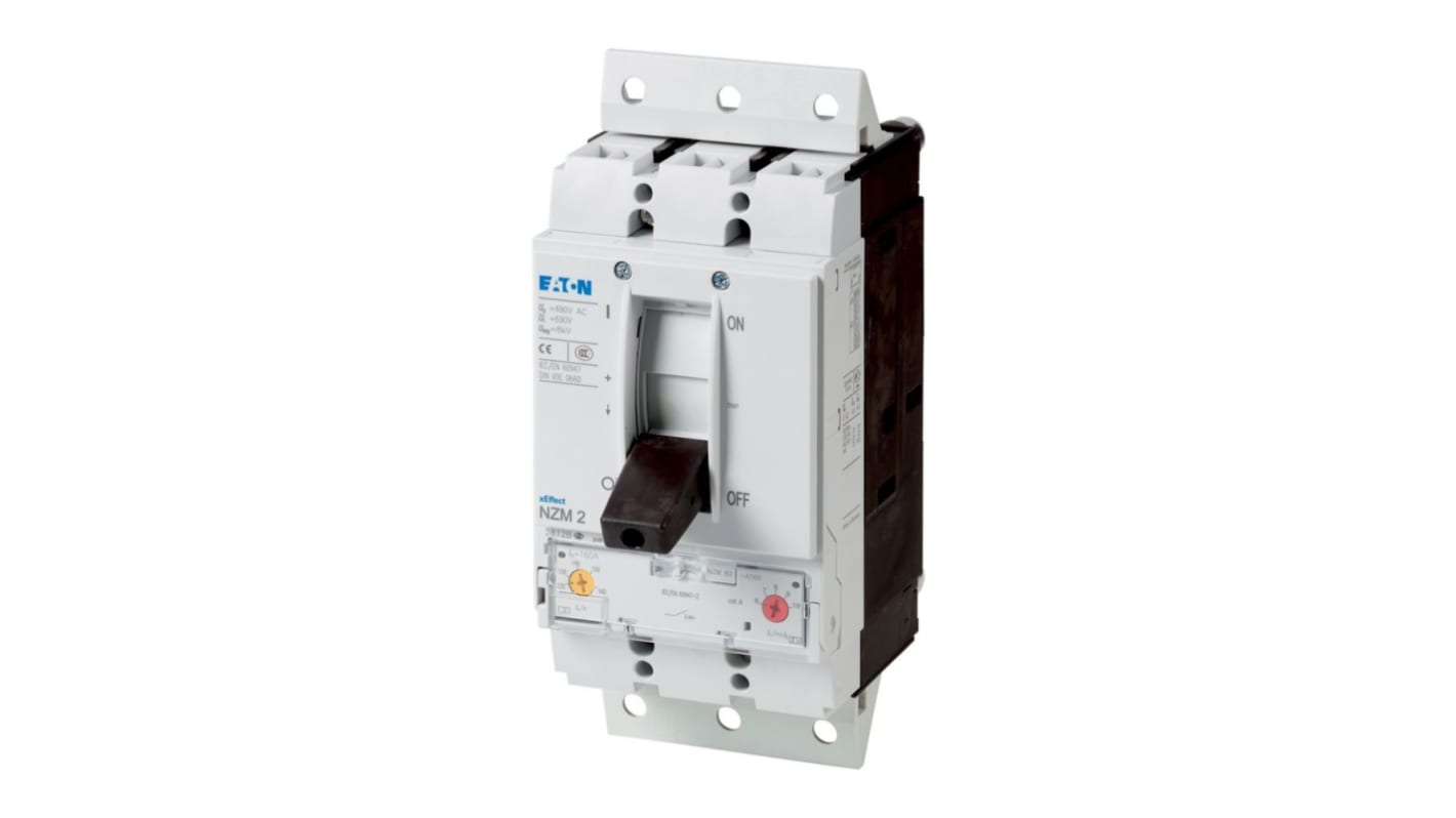 Eaton NZM Electronic Circuit Breaker 160A NZM, 3 channels , Fixed