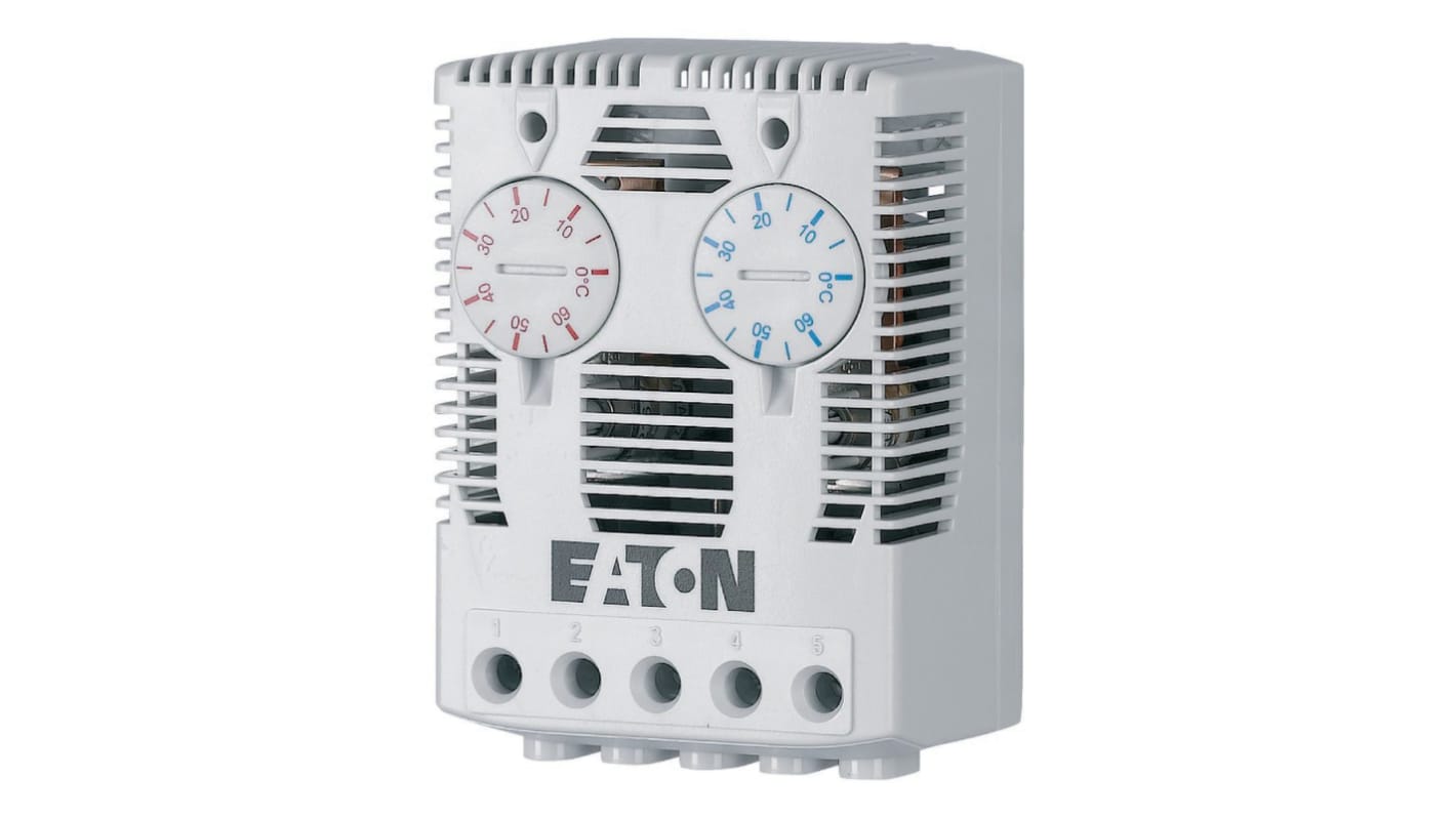 Eaton xE?ect E-FAN 1NO/1NC Thermostats, 10A, 120 → 240 V, 0 → 60 °C
