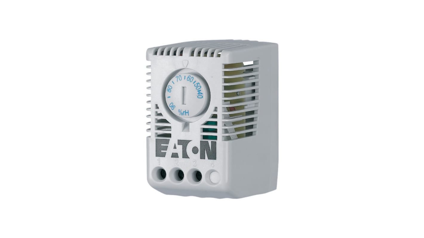 Higrostato ajustable Eaton, 40 → 90%HR, 24 → 240 V ac