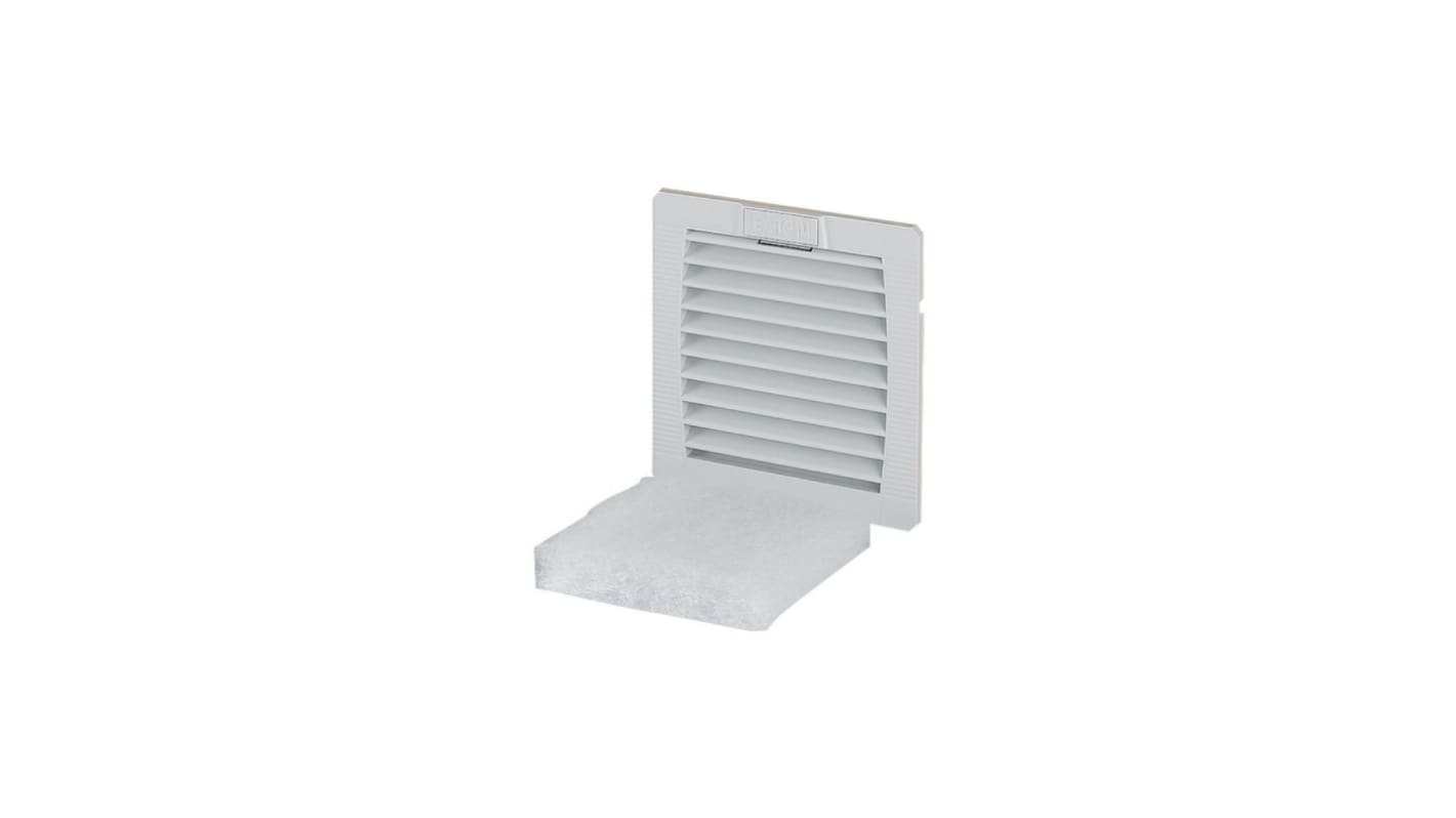 Eaton xE?ect E-FAN Series Fan Filter for 92 x 92mm Fans, Plastic Filter, Plastic Frame, 109 x 109 x 19mm