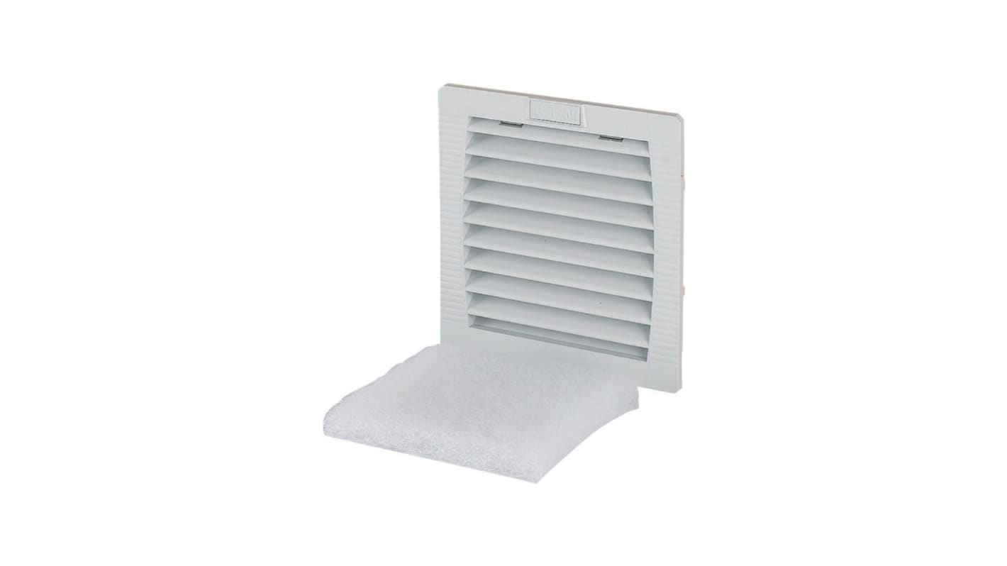 Eaton xE?ect E-FAN Series Fan Filter for 125 x 125mm Fans, Plastic Filter, Plastic Frame, 145 x 145 x 26mm