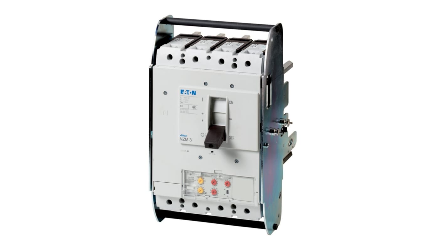 Eaton NZM Electronic Circuit Breaker 400A NZM, 3 channels , Withdrawable