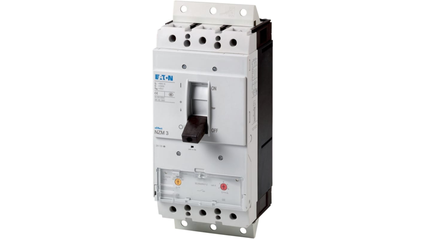 Eaton NZM3 Electronic Circuit Breaker 400A NZM, 3 channels , Fixed
