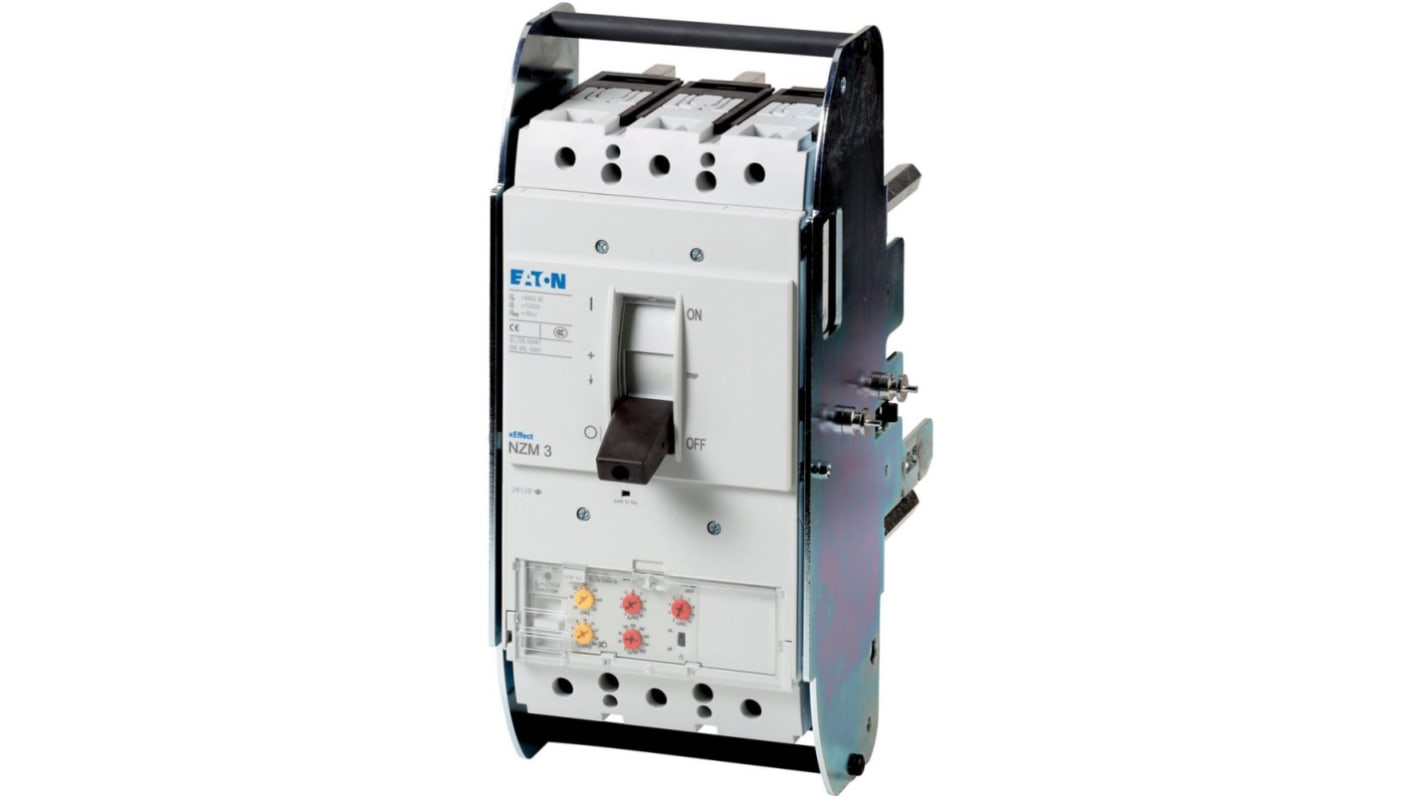 Eaton NZM Electronic Circuit Breaker 400A NZM, 3 channels , Withdrawable