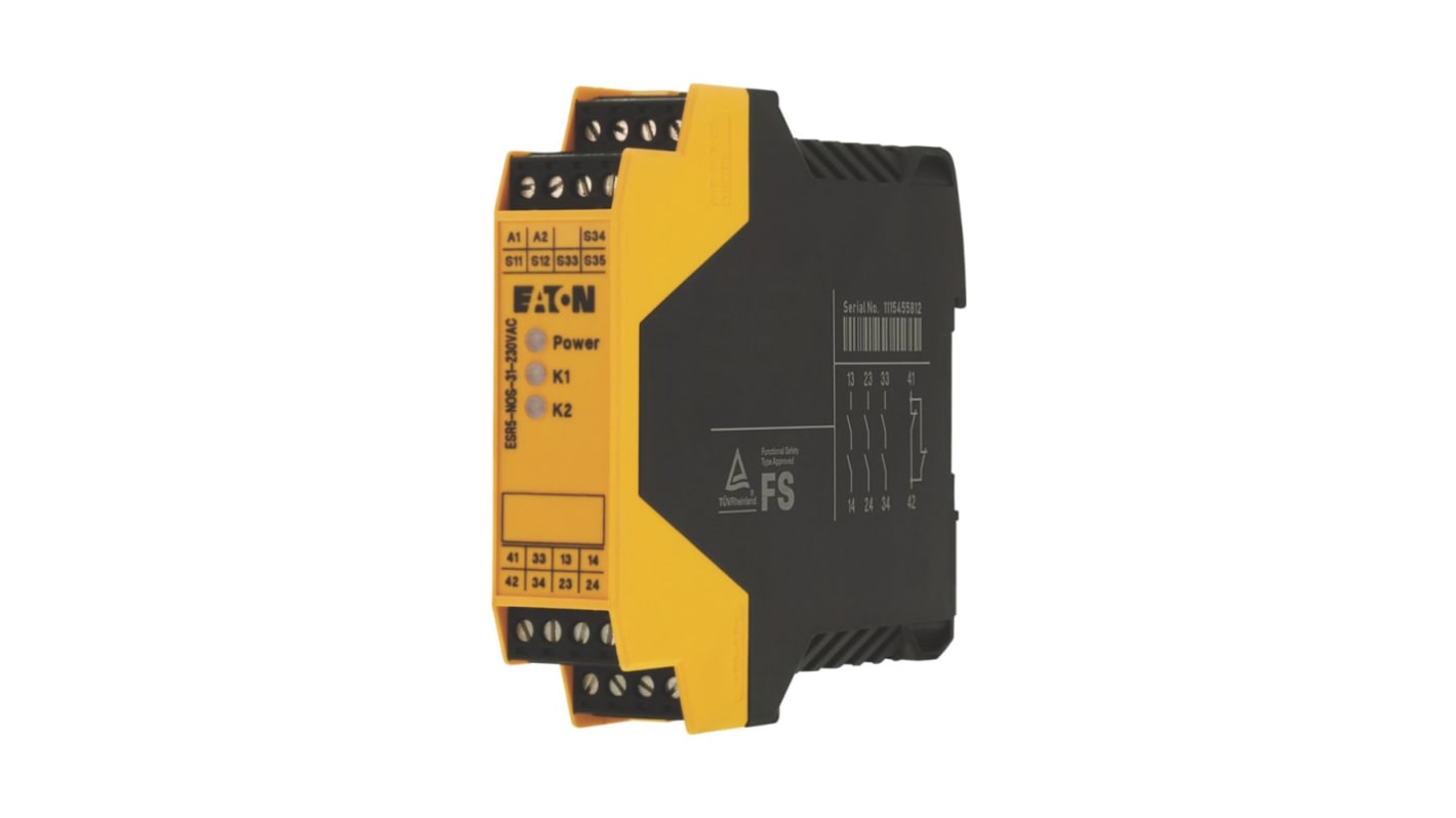 Timer Relay Eaton, 3 poli, Fissaggio a vite