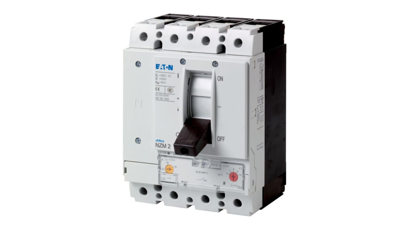 Eaton NZM Electronic Circuit Breaker 70A NZM, 4 channels , Fixed
