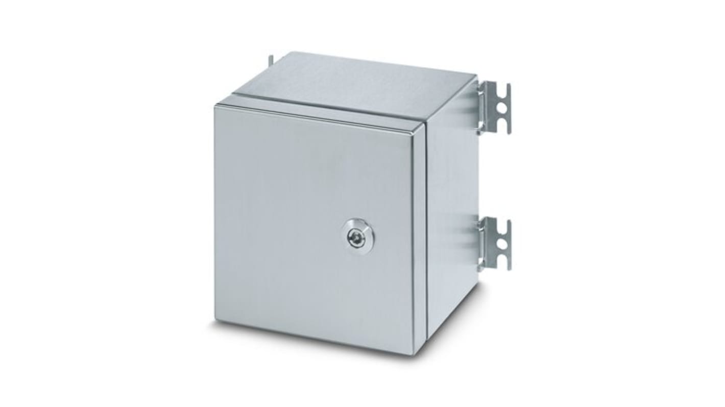 Phoenix Contact C S6 A Series Silver 316L Stainless Steel Junction Box, ATEX, IECEx, 382 x 458 x 160mm