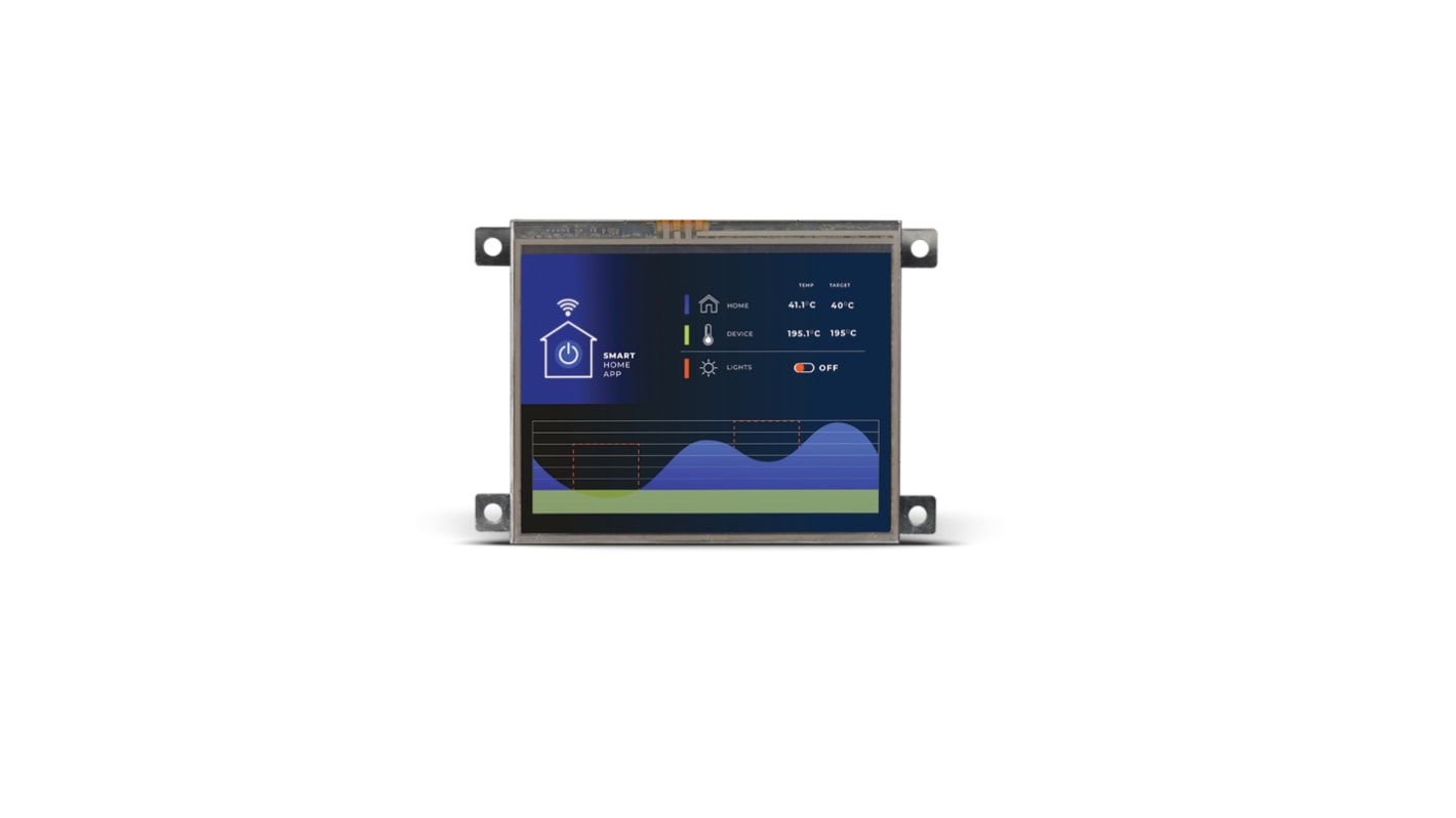 MikroElektronika 单片机开发板, ARM内核, Mikromedia 3 for STM32F4 Resistive FPI with frame MIKROE-6165