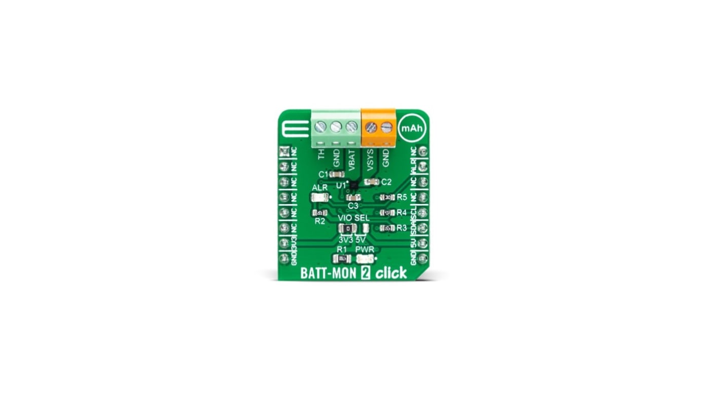 Brand-Rex BATT-MON 2 Click Battery Monitoring for MAX17262