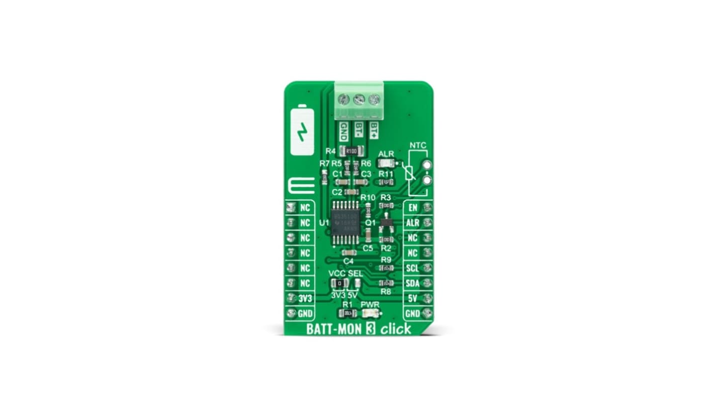 Brand-Rex BATT-MON 3 Click Battery Monitoring for BQ35100