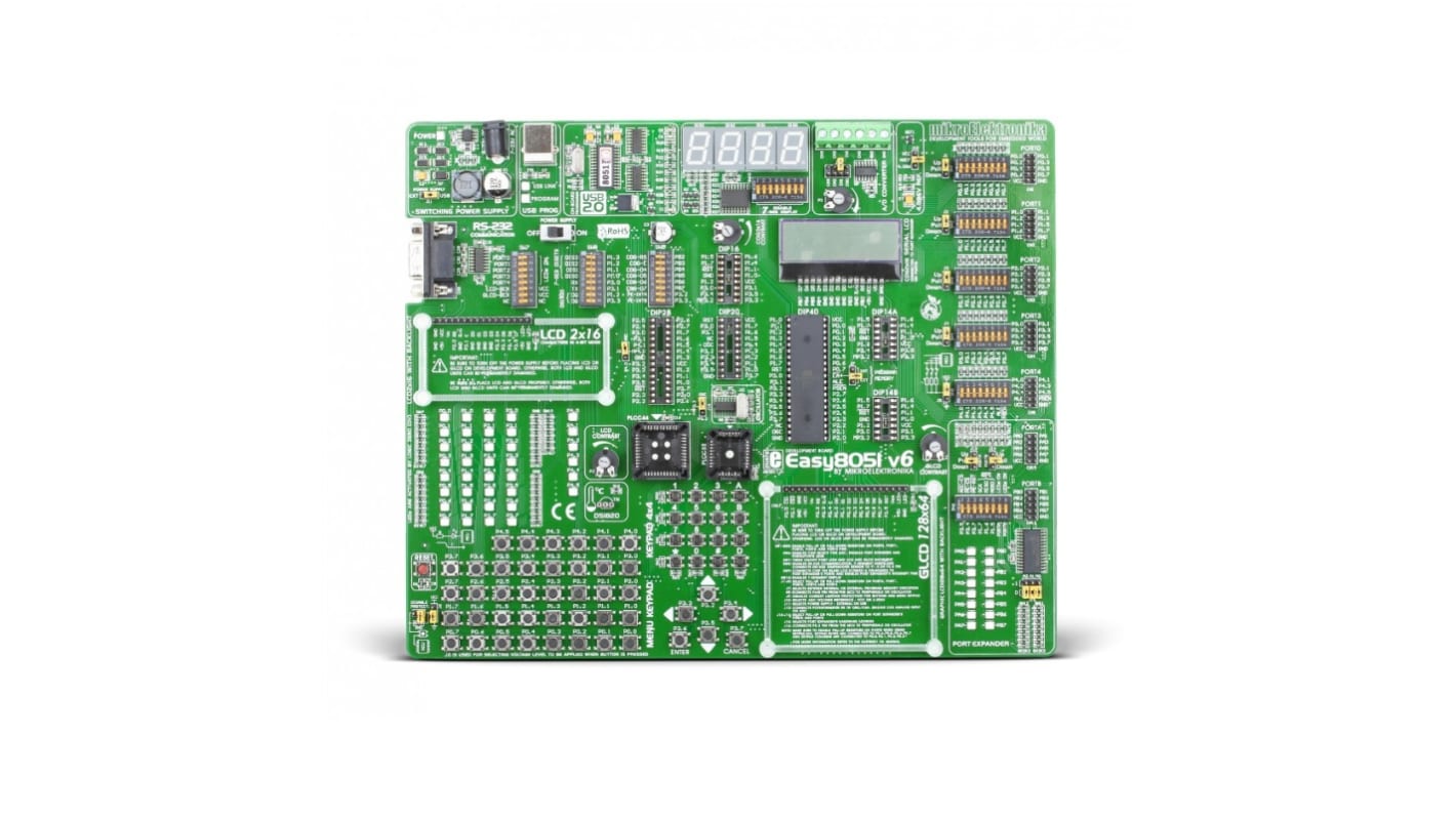 Brand-Rex Easy8051 v6 Development System USB Development Board