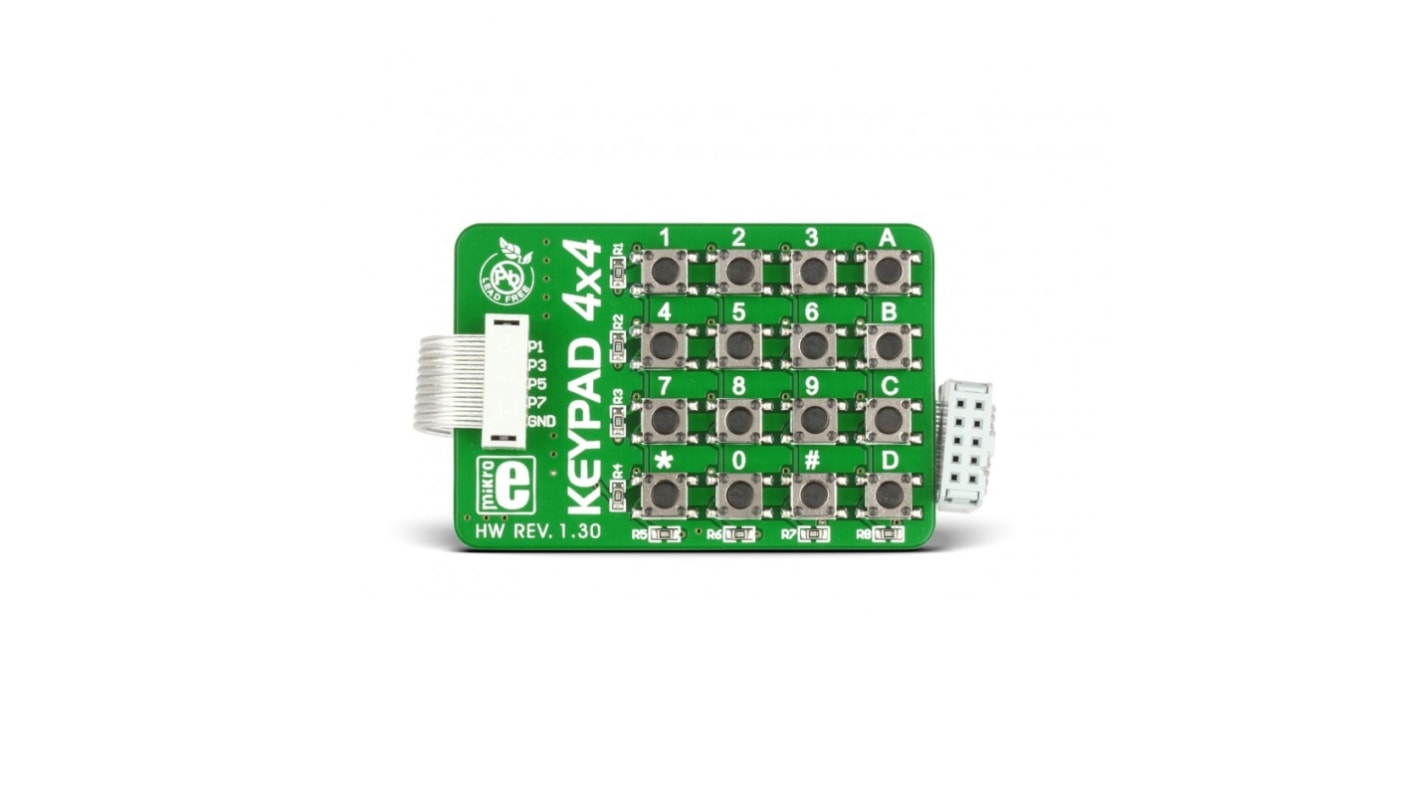 Scheda di sviluppo Keypad 4x4 Board Brand-Rex con GPIO