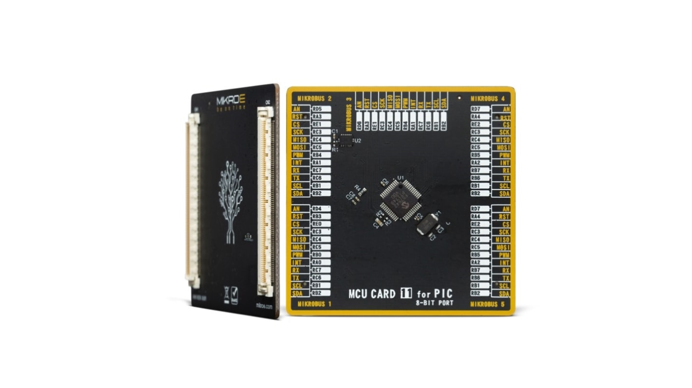 Brand-Rex 第八代单片机开发板, PIC内核, MCU CARD 11 For PIC PIC18F57K42