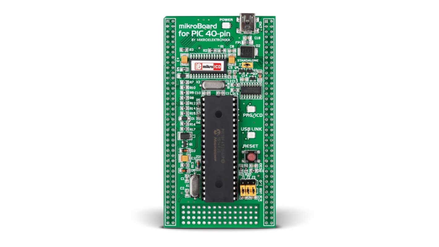 Brand-Rex 单片机开发板, PIC内核, mikroBoard For PIC 40-pin with PIC18F4520