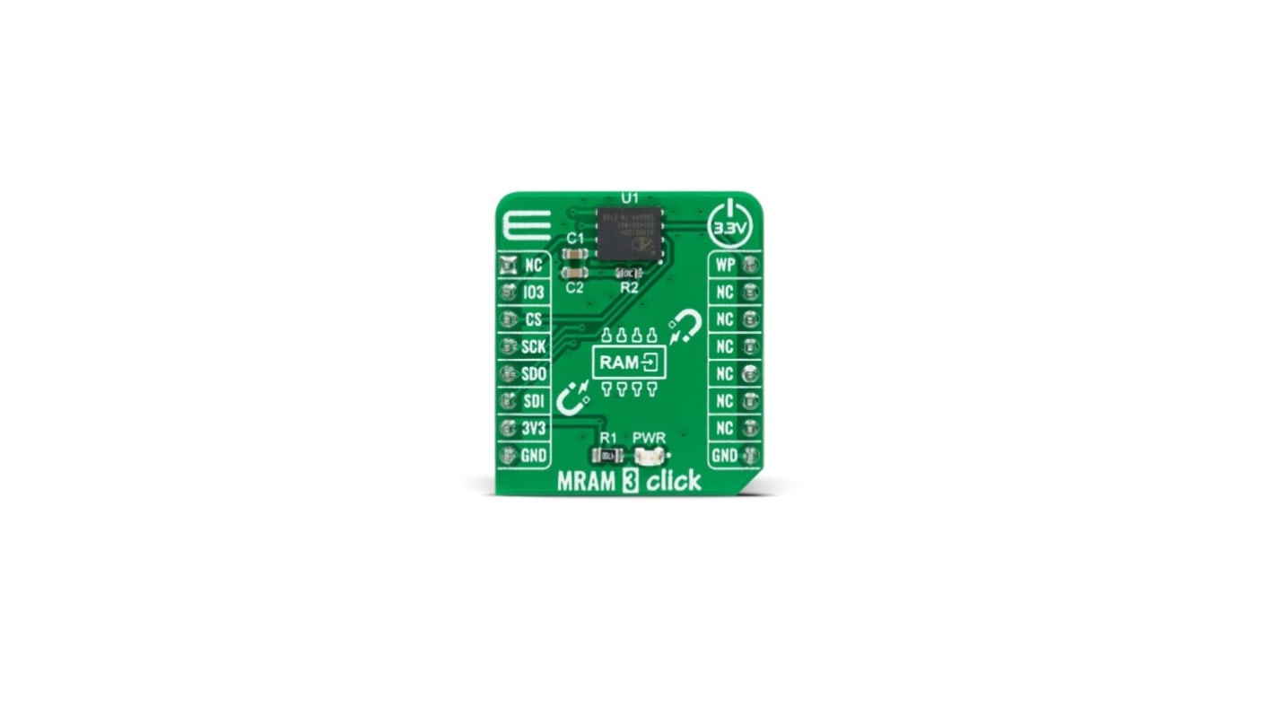Brand-Rex MRAM 3 Click MRAM开发板, AS3001204芯片