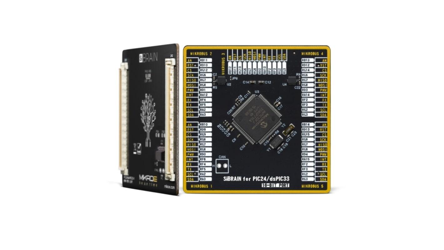 Brand-Rex SiBRAIN For dsPIC33FJ256GP710A Microcontroller Development Board