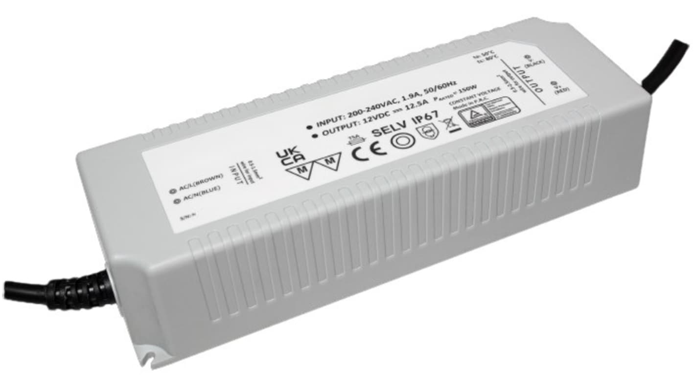 RS PRO 150W LED驱动电源, 输出24V 6A
