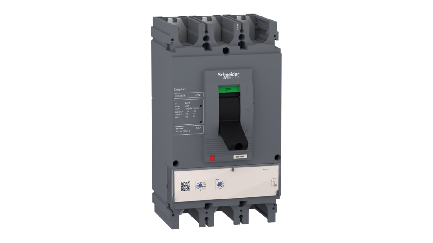 Schneider Electric 630A电子断路器, 固定