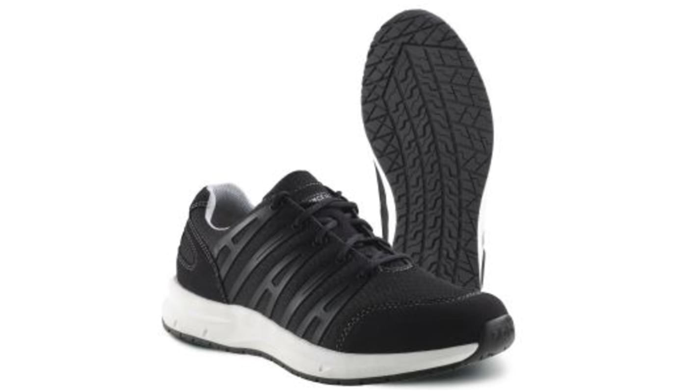 Jalas 5302 Unisex Black, White Safety Shoes, UK 2, EU 35