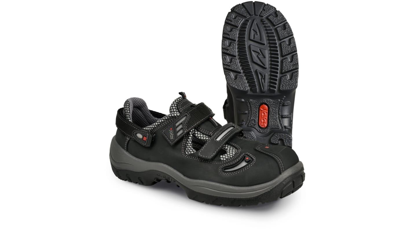 Jalas 3920A Unisex Black, Grey Aluminium Toe Capped Safety Shoes, UK 12, EU 47