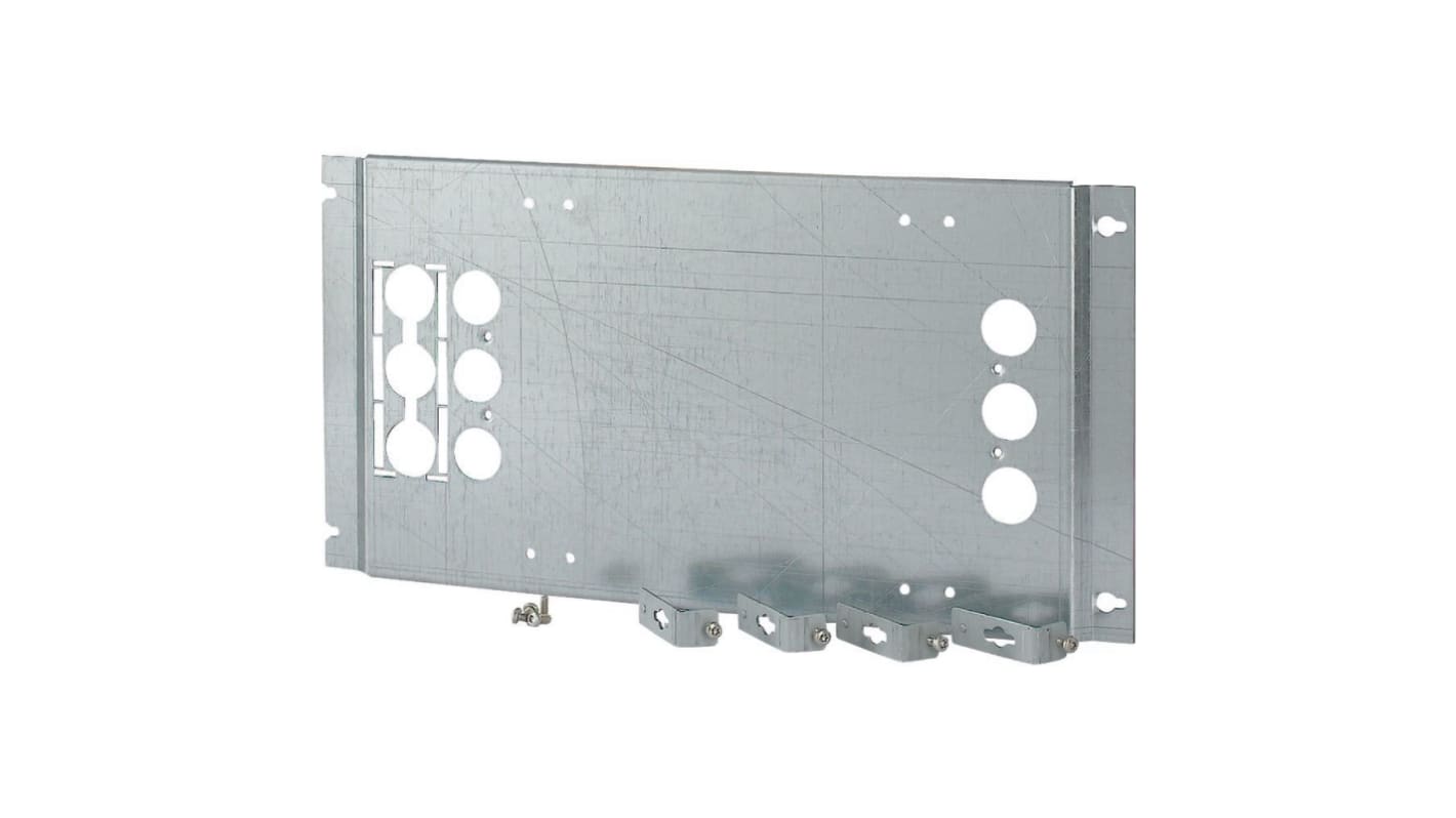 Eaton Grey Mounting Plate Steel Faceplates & Mounting Plates