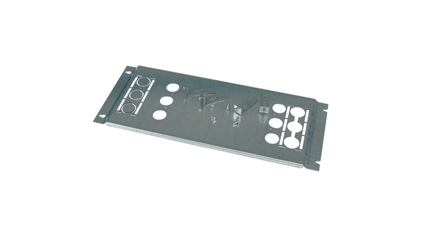 Eaton Grey Mounting Plate Steel Faceplates & Mounting Plates